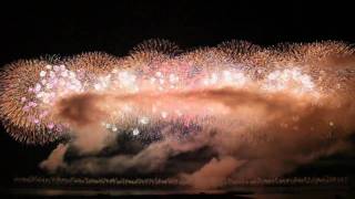09ぎおん柏崎まつり海の大花火大会　尺玉100発一斉打上