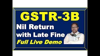 GSTR 3B Nil Return Filing | How to File GSTR 3B Nil Return with Late Fine | GSTR 3B Return
