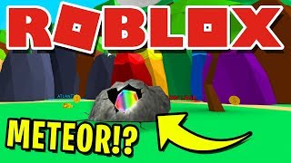 METEOR CRASHES INTO EARTH WITH NEW *SECRET* PET INSIDE IN ROBLOX BUBBLEGUM SIMULATOR!! [UPDATE 28]