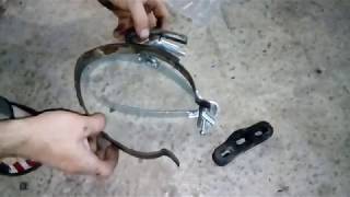Усиление резинки глушителя и ее замена. Daewoo Nexia N150.