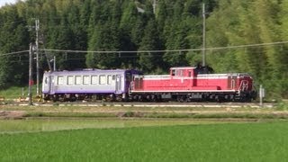 DD51牽引 キハ120形気動車配給輸送 (2013.6.16)