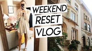 RESET WEEKEND IN MY LIFE NYC | recharging, grocery haul, prepping for a work week!