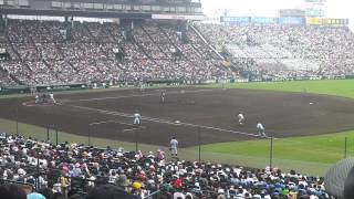 東海大甲府　東海マーチ他　甲子園球場9回表