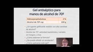 Gel antiseptico para manos con alcohol de 70º