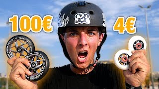 Les MEILLEURS ROUES VS les PIRES ! (100€ VS 4€)
