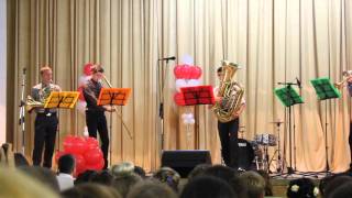 Брест Brest Brass-kvintet Брасс-Квинтет Брестского музыкального колледжа juni2013Brest