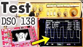 Подробный тест и применение осциллографа DSO138