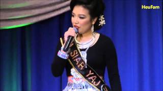 Merced Hmong New Year 2015-2016: Pageant - Intro Round - KajSiab Yaj