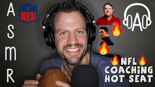 ASMR NFL Coaching Hot Seat Relaxing Ear to Ear Whisper, Hand Sounds, Tapping | Sleep to ASMR