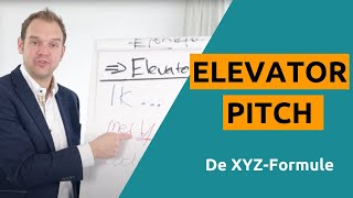 Elevator pitch voorbeeld