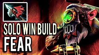 How to Solo Win Sniper by Fear 7.05 Damage Meta Dota 2