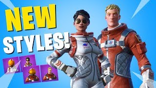 NEW OG Styles for The Mission Specialist & Moonwalker (Season 3) Skin Showcase New Astronaut skins