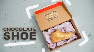 How to make a CHOCOLATE shoe! How To Cook That Ann Reardon