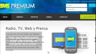 SMS Premium Uruguay - Videotutoriales - Crear una cuenta
