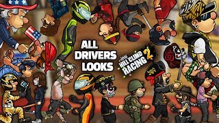 Hill Climb Racing 2 - ALL DRIVER LOOKS 2018