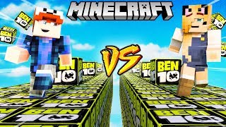 SZALONY WYŚCIG! - BEN 10 LUCKY BLOCKI MINECRAFT (Ben 10 Lucky Block Race) | Vito vs Bella