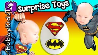 Lego Kit and Batman vs Superman Play-Doh Surprise Egg