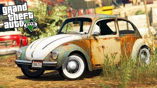 РЕАЛЬНАЯ ЖИЗНЬ В GTA 5 - НАШЕЛ РЖАВЫЙ VOLKSWAGEN BEETLE! ?ВОТЕР