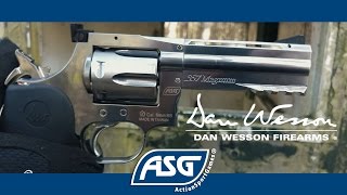 ASG Dan Wesson 715, 4" C02 Revolver Silver
