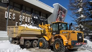 Hyundai HL757 & DAF CF 8X4  - Mabboux Megève | Megève {HD}