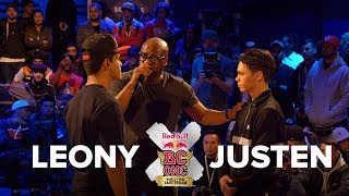 BBOY LEONY vs BBOY JUSTEN / FINAL BATTLE / RED BULL BC ONE 2017 LAST CHANCE CYPHER