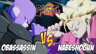 OBAssassin(Adult Gohan/Hit/Goku Black) Fights Nabeshogun(Goku Black/Trunks/Tien)[DBFZ]