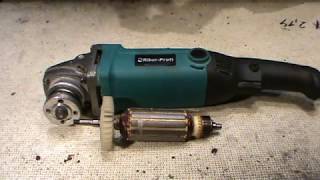 Болгарка Rebir Profi WS 10 125L, ремонт болгарки, замена якоря