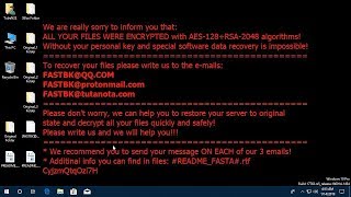 AppCheck Anti-Ransomware : Matrix Ransomware ([FASTBK@QQ.COM].{Random}-{Random}.FASTA) Block Video