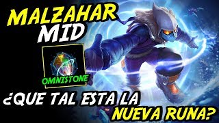 MALZAHAR MID S10 Español | ?¿QUE TAL ESTA LA NUEVA RUNA? ? | BUILD Y RUNAS | Lol en Español