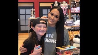 IzzyMania meets Nikki Bella at the Birdie Bee Promotion Appearance