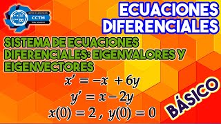 ???? ¿Cómo resolver un Sistema de Ecuaciones Diferenciales? | Eigenvalores y Eigenvectores ¡Muy básico!