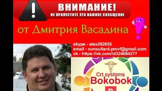 [ Важная Информация ] | [ от Дмитрия Васадина ] | [ CRT.SYSTEMS | BOKOBOK ]