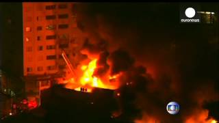 Brésil : violent incendie dans un entrepôt de jouets à Sao Paulo