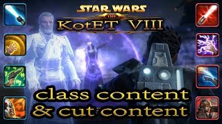 KotET 8: class & cut content