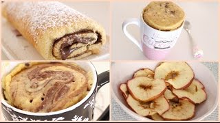 ♡ 4 Recettes rapides & faciles pour le goûter !