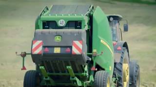 Отзыв клиента о тракторе John Deere 6135B и пресс-подборщике V451G