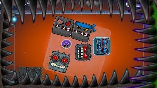 RED BALL 4 : ALL 5 BOSSES Fight Together with 'GHOST MODE PURPLE TOMATO BALL'