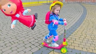 ВЛОГ: Катаемся на новом самокате для детей