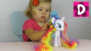 Распаковка игрушек Пони Набор Пони-Модницы Рарити Распаковка MLP My Little Pony unboxing Rarity set