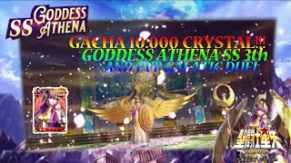 GACHA 10.000 CRYSTAL!!! BANNER GODDESS ATHENA + PVP  ( SS GODDES ATHENA ) l Saint Seiya Awakening
