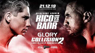 (2019) Rico Verhoeven vs. Badr Hari | Glory | Hele gevecht | Full HD | English Voice over!