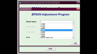 Epson L222 L220 L132 L130 L366 L365 L362 L310 L312 сброс памперса adjustment