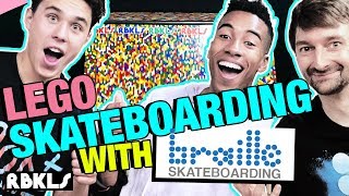 LEGO SKATE RAMP CHALLENGE w/ Braille Skateboarding – REBRICKULOUS