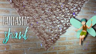 Как связать фантастическую ШАЛЬ ??‍♂️ / БАКТУС спицами / How to knit Fantastic Shawl