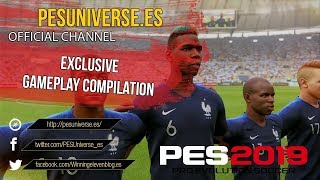 PES 2019 - EXCLUSIVE GAMEPLAY COMPILATION