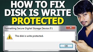 Disk is Write Protected - FIX