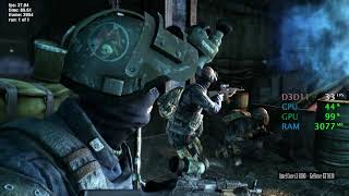 GeForce GT 1030 -- Intel Core i3-8100 -- Metro Last Light Redux Benchmark