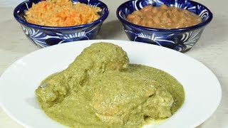 Delicioso!!!!  Mole Verde Estilo Oaxaca
