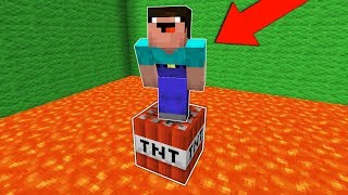 НУБ ПОПАЛСЯ В ЛОВУШКУ ИЗ ТНТ ЛАВЫ В МАЙНКРАФТ ! НУБИК ПРОТИВ ТРОЛЛИНГ MINECRAFT Мультик