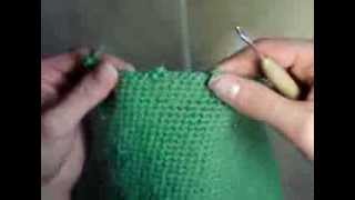 3  Как связать шляпу с ажурными полями, поля, 1 ряд